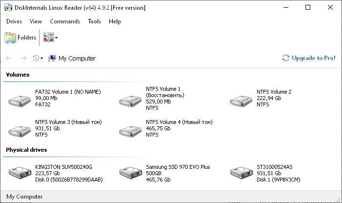 DiskInternals Linux Reader