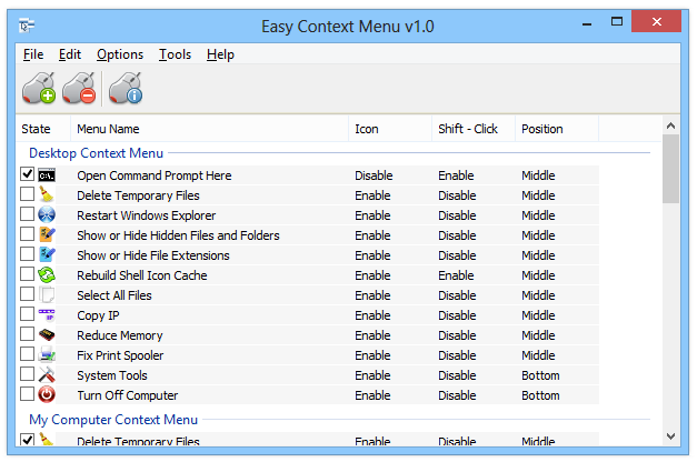 Easy Context Menu