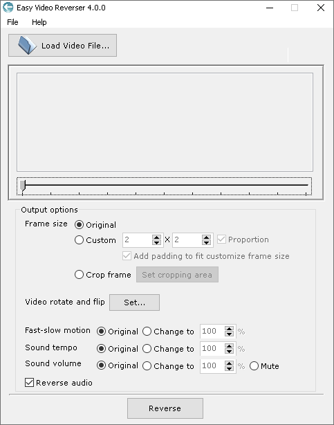 Easy Video Reverser скачать