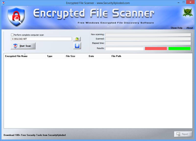 Encrypted File Scanner