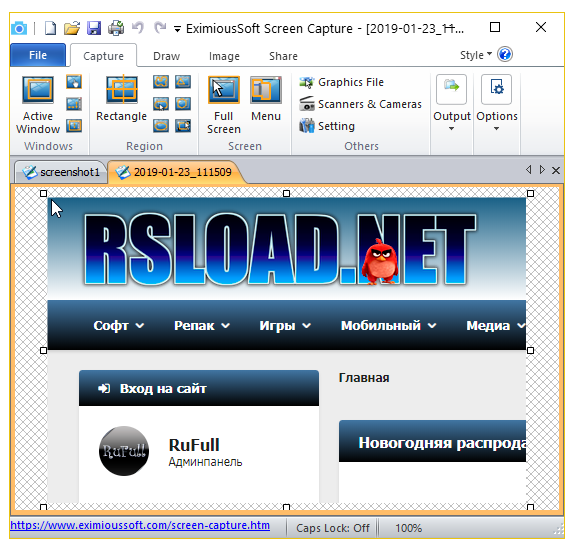 EximiousSoft Screen Capture