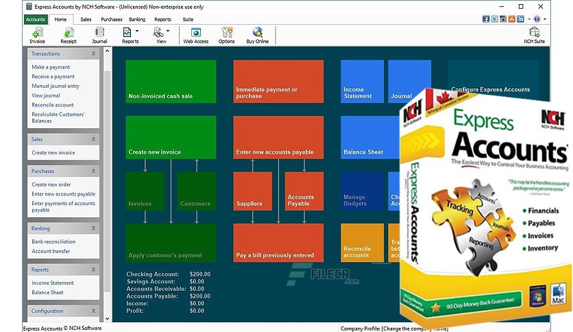 Express Accounts Plus
