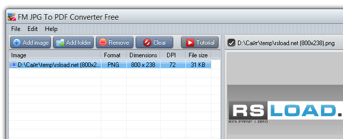 FM JPG To PDF Converter