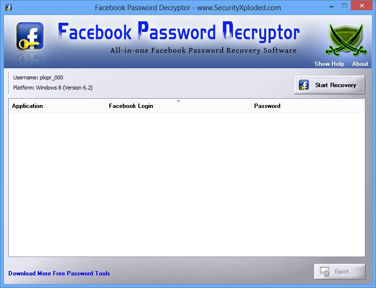 FacebookPasswordDecryptor