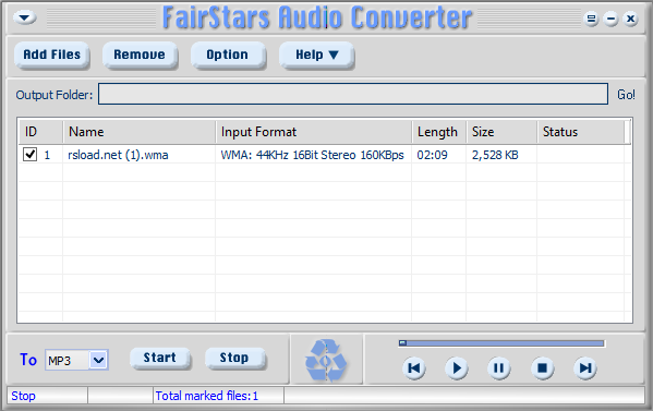 FairStars Audio Converter