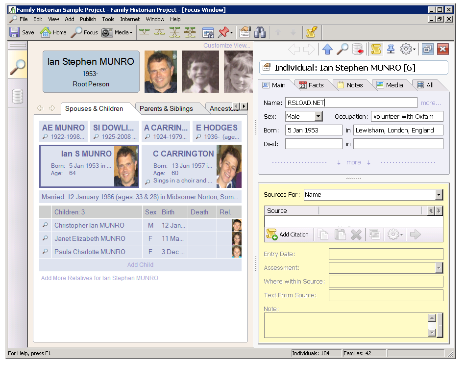 Family Historian скачать