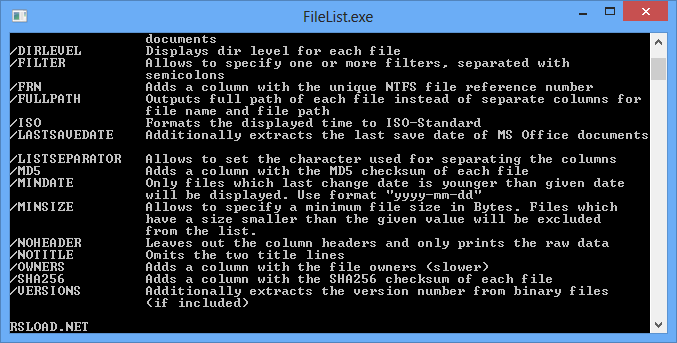 FileList