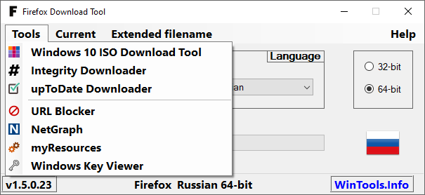 Firefox Download Tool бесплатно