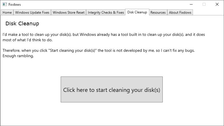 Fixdows скачать