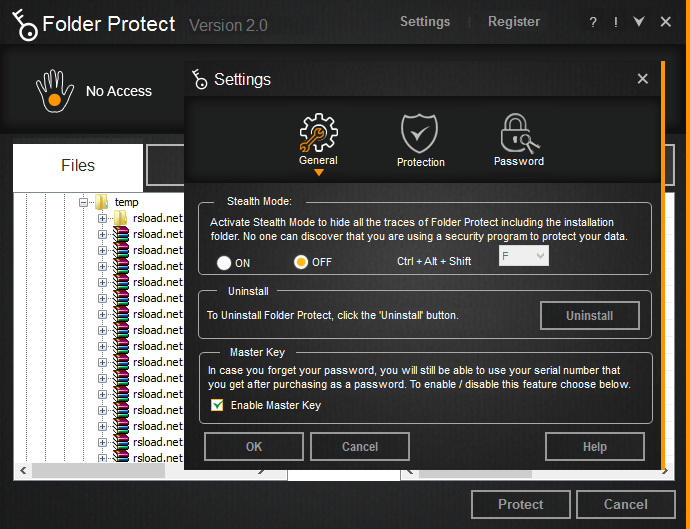 Folder Protect rus