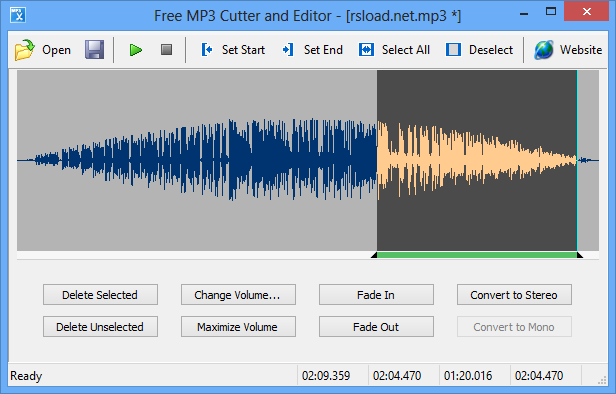 Free MP3 Cutter and Editor
