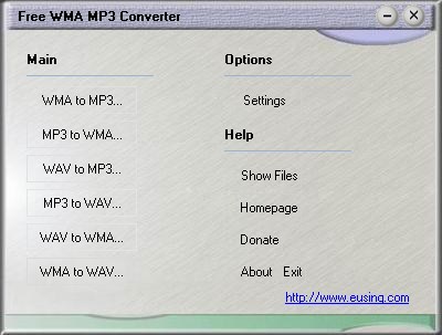 Free WMA MP3 Converter