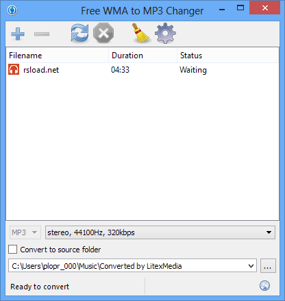 Free WMA to MP3 Changer