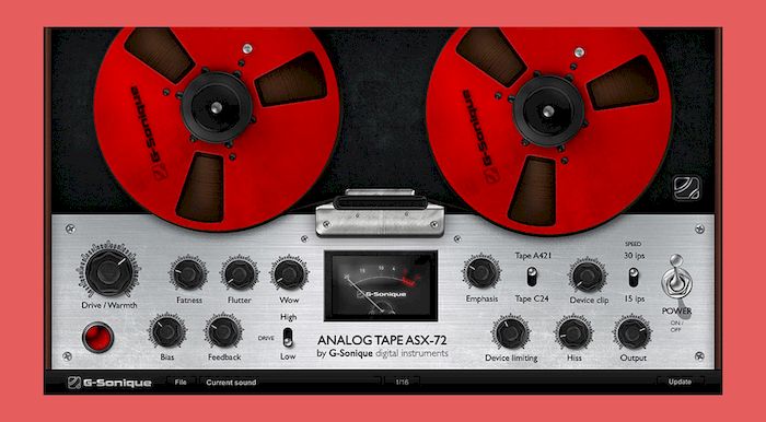G-Sonique Analog Tape ASX-72 + key