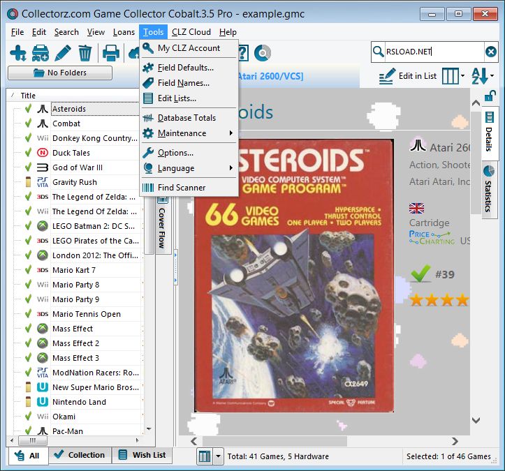 Game Collector Cobalt