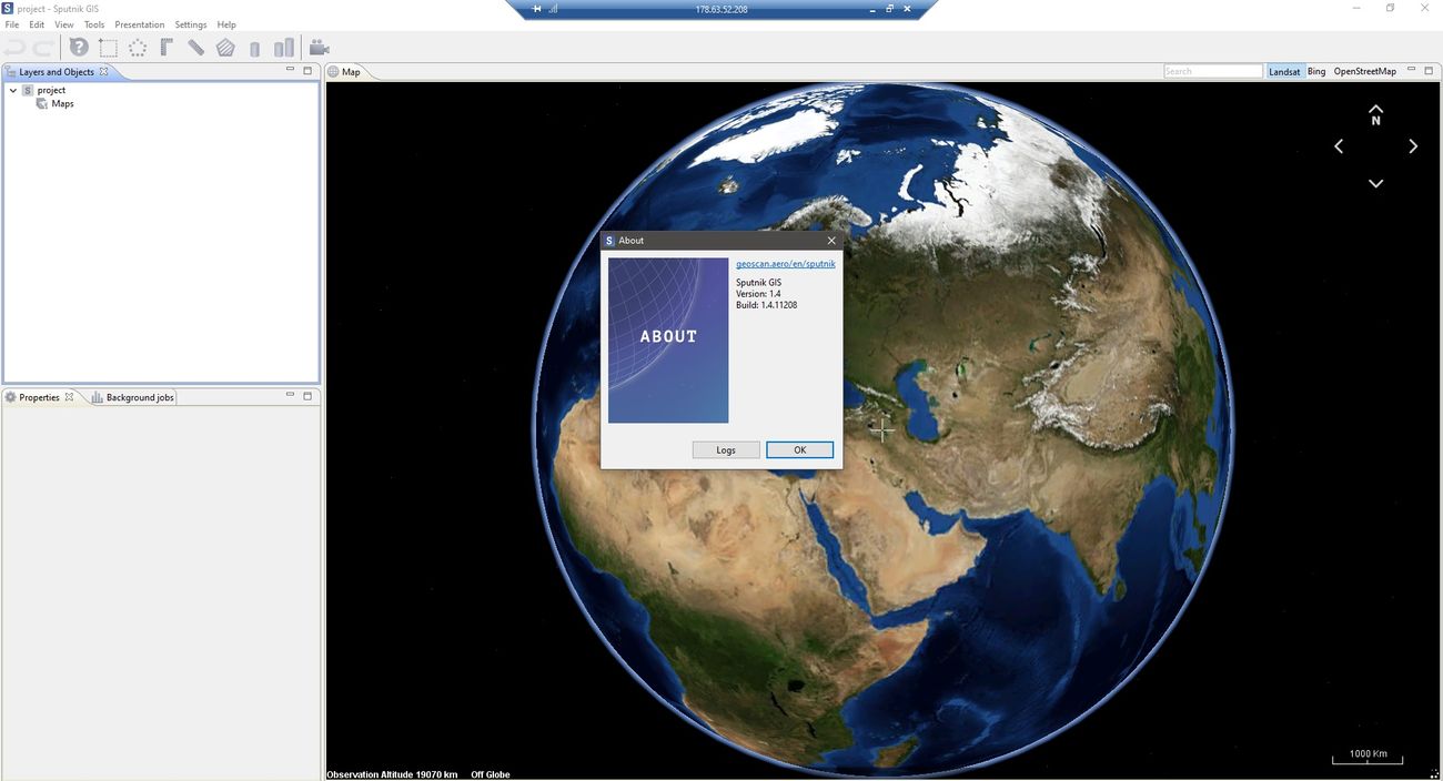 Geoscan Sputnik GIS скачать
