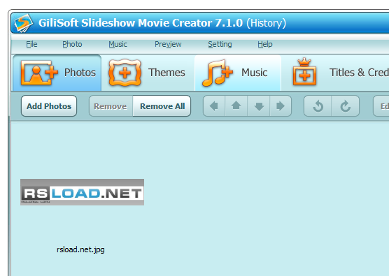 GiliSoft Slideshow Movie Creator
