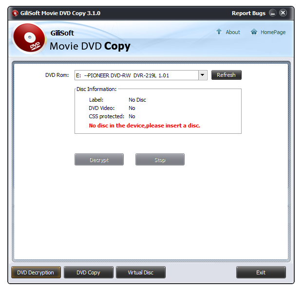 Gilisoft Movie DVD Copy