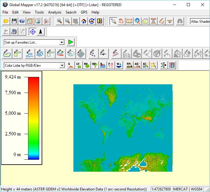 Global Mapper скачать бесплатно