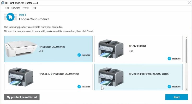 HP Print and Scan Doctor 5.6.3.7