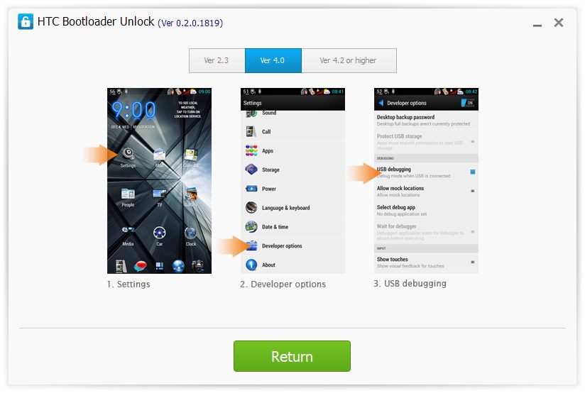 HTC Bootloader Unlock