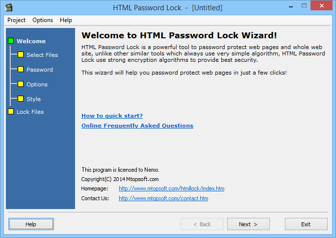 HTML Password Lock
