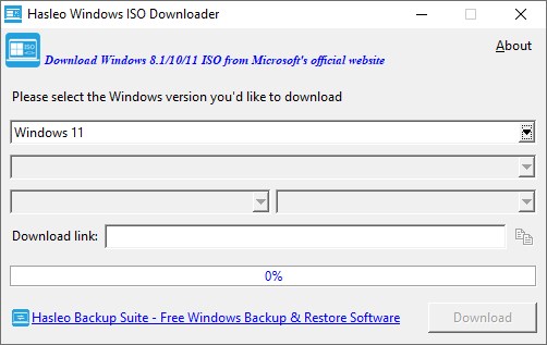 Hasleo Windows ISO Downloader