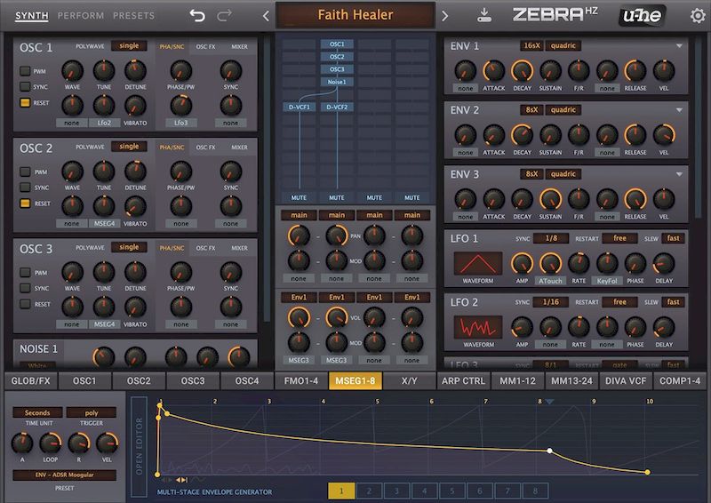 Heckmann Audio - u-he Dark Zebra