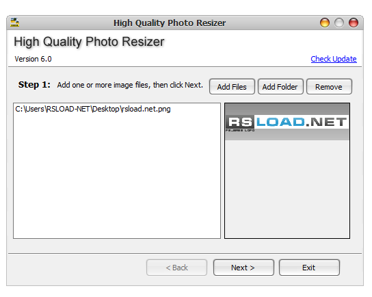High Quality Photo Resizer