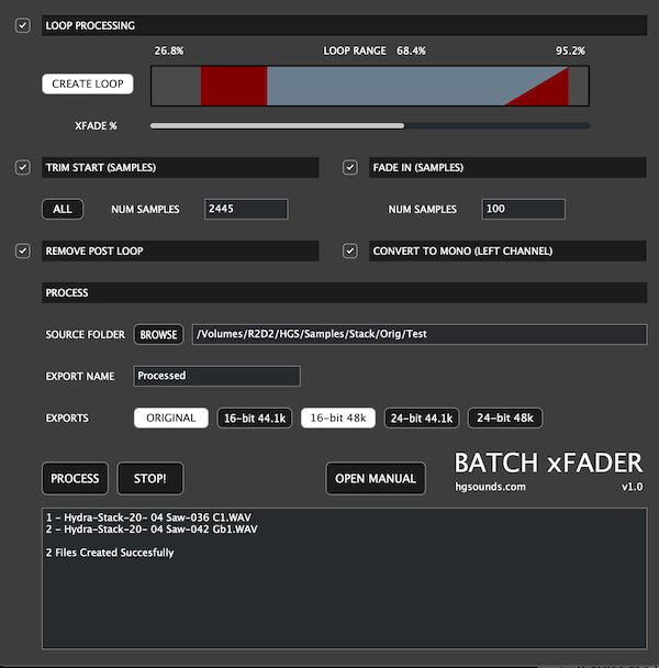 Homegrown Sounds Batch xFader