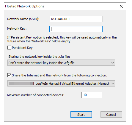 HostedNetworkStarter