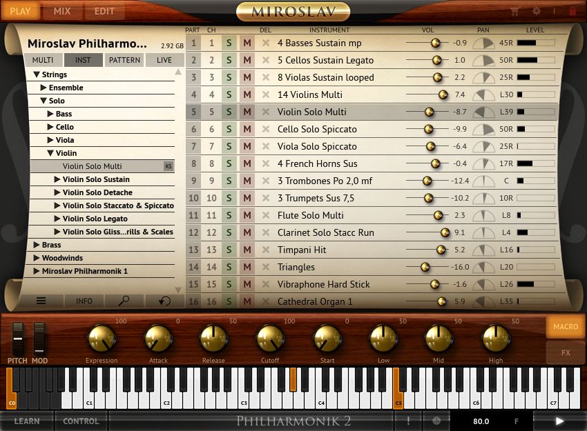 IK Multimedia Miroslav Philharmonik 2 v2.0.5 + MacOSX