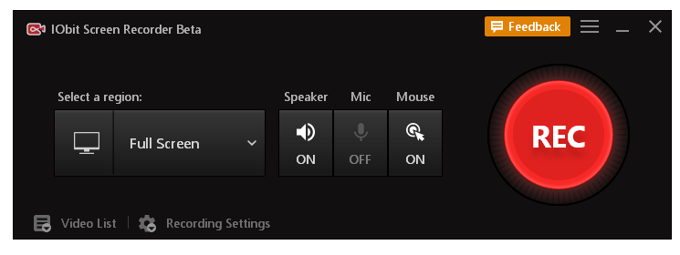 IObit Screen Recorder
