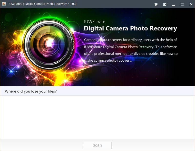 IUWEshare Digital Camera Photo Recovery
