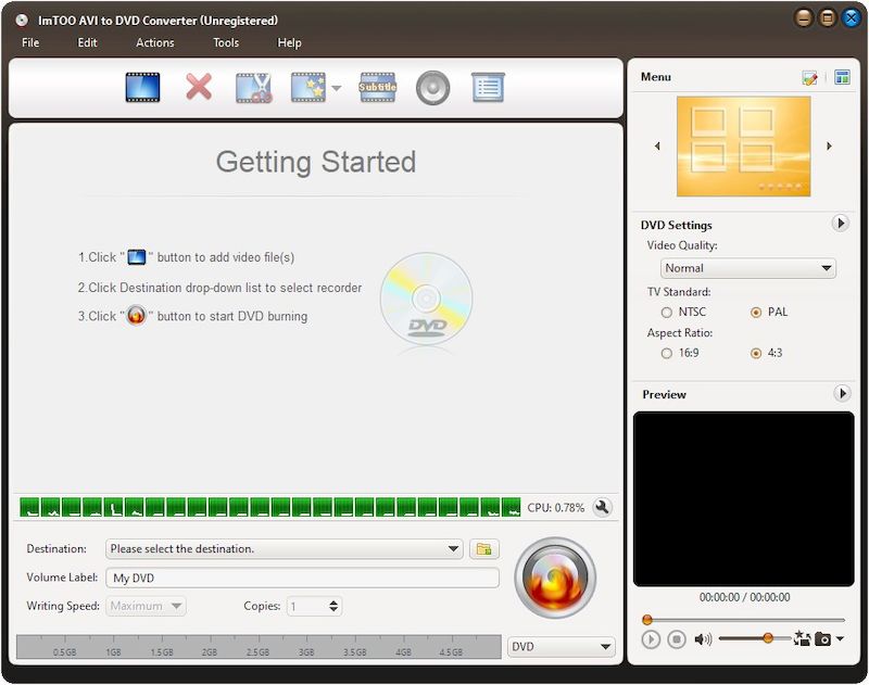ImTOO AVI to DVD Converter