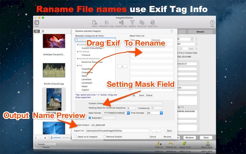 Image Exif Editor