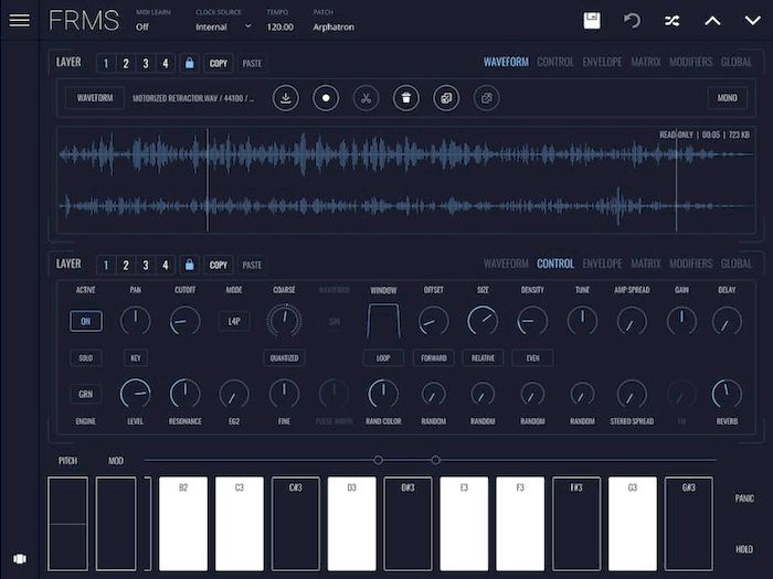 Imaginando FRMS Granular Synthesizer