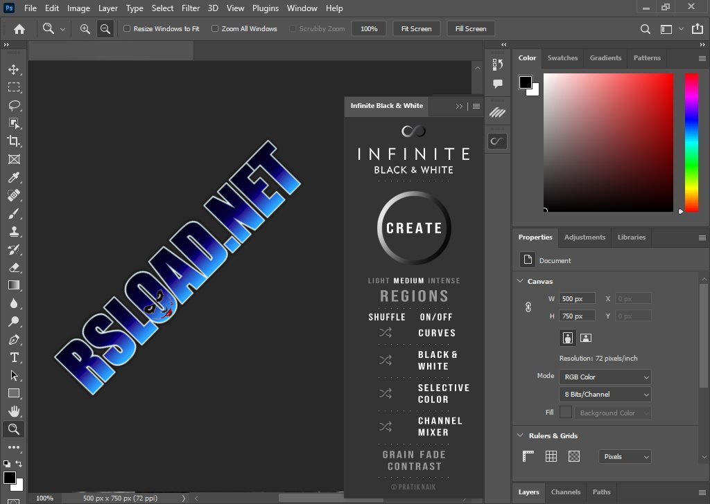 Infinite Black & White + crack
