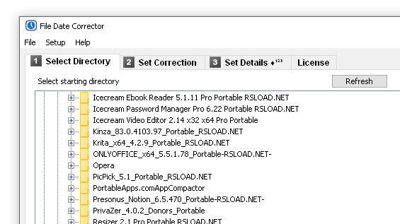 Infonautics File Date Corrector