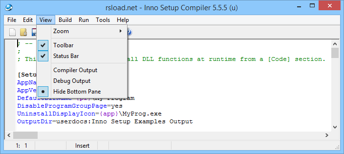 Inno Setup скрипты