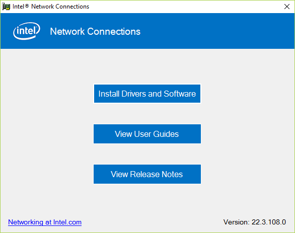 Intel Ethernet Adapter Complete Driver Pack 30.5.1