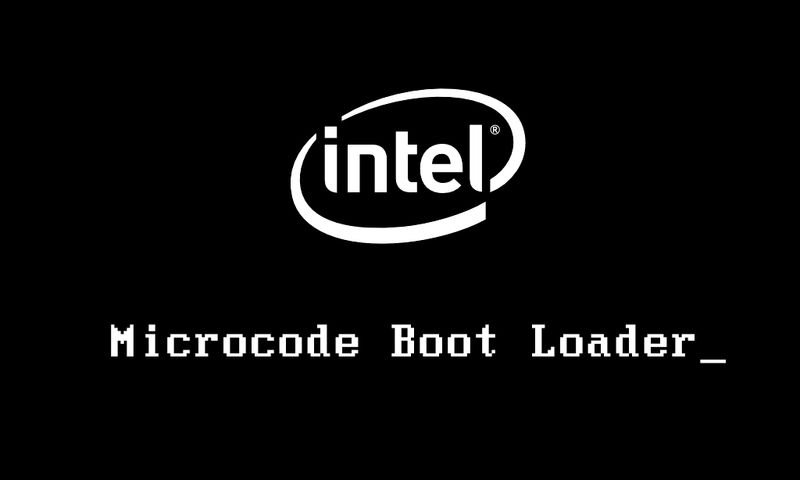 Intel Microcode Boot Loader 0.5.4