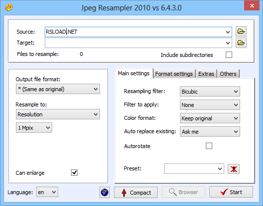 JPEG Resampler