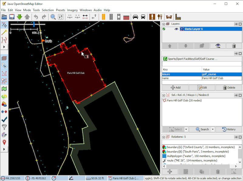 Java OpenStreetMap Editor
