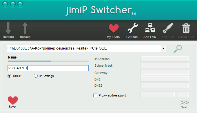 JimIP Switcher
