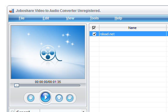 Joboshare Video to Audio Converter