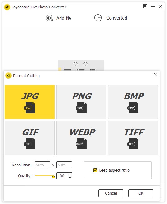 Joyoshare LivePhoto Converter
