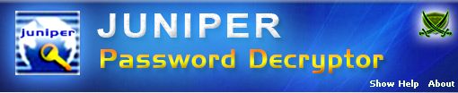 JuniperPasswordDecryptor