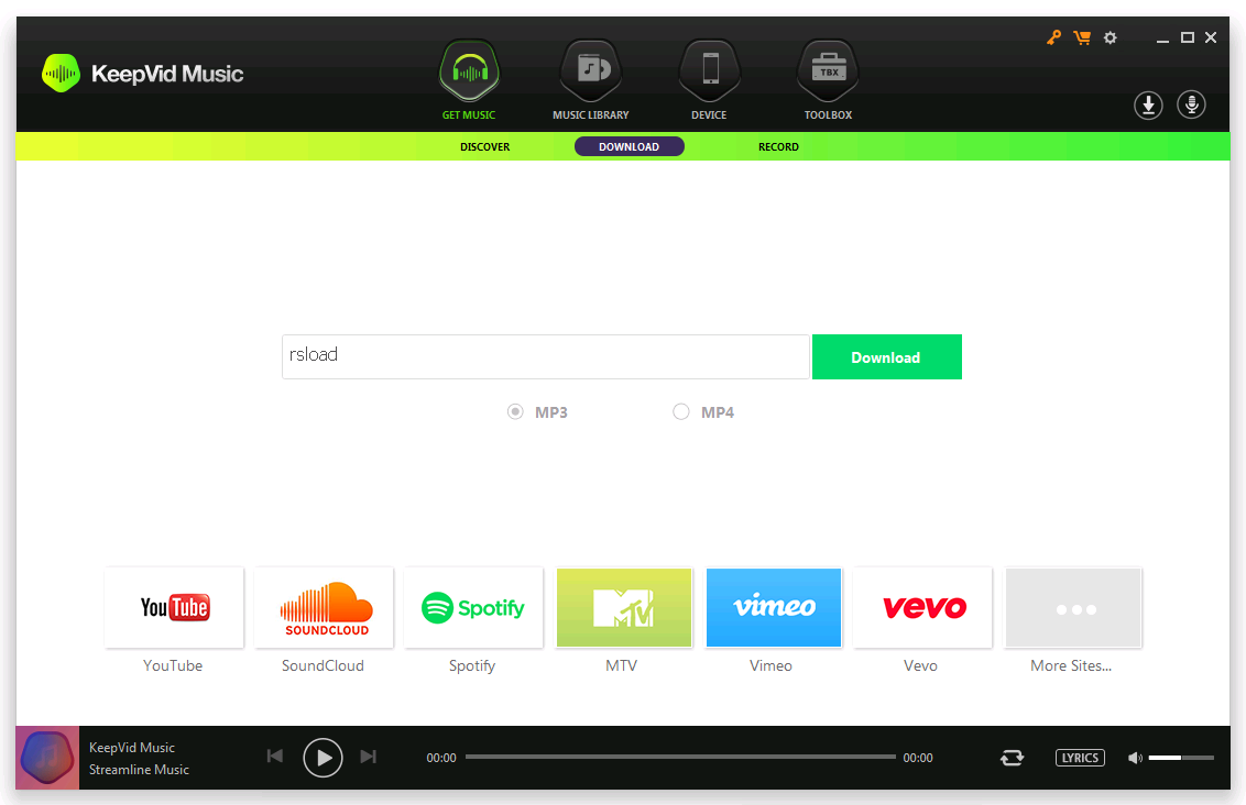 KeepVid Music скачать