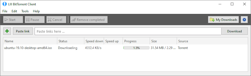 LIII BitTorrent Client